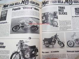 MC-Nytt 1974 nr 5 maj, Triumph story, Vad är svemo?, 55 000 kilometer med Honda CB 750, Agostini bevisade sin storhet, etc.
