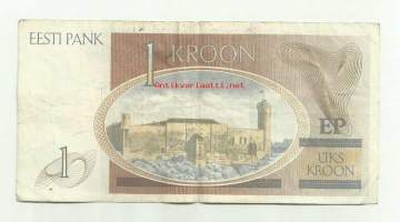 Eesti Viro 1 krooni 1992 seteli