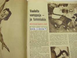 Elokuva-Aitta 1956 nr 14 (Kannessa Kosti Klemelä) Takakannessa genevieve Page.