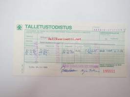 Talletustodistus, Säästöpankki, määräaikaistalletus 24 kk, 100 000 mk, 30.12.1990