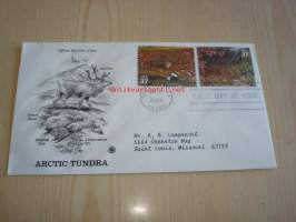 Arctic Tundra, karibu ja singing vole, 2003, USA, ensipäiväkuori, FDC. Katso myös muut kohteeni, mm. noin 1 200 erilaista amerikkalaista ensipäiväkuorta