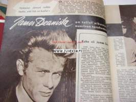 Elokuva-Aitta 1956 nr 22, James Deanista on tullut aikamme nuorison taruhenkilö, Mustaa rakkautta Liisankadulla