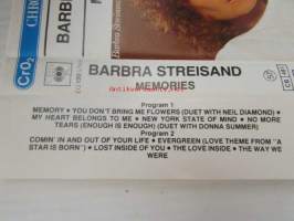 Barbra Streisand - Memories -C-kasetti