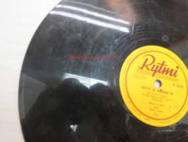 Rytmi R 6320 Pena ja Repe sekä Rytmi-yhtye - Uutta ja vanhaa 25 / Uutta ja vanhaa 26 -savikiekkoäänilevy, 78 rpm record