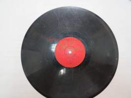 Finlandia P147 Georg Malmstén ja NEA-orkesteri - Musta Hermanni / Puomien partahilla -savikiekkoäänilevy, 78 rpm record