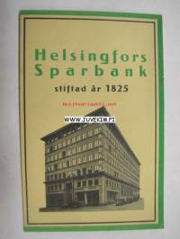 Helsingin Säästöpankki Helsingfors Sparbank -esite