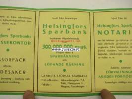 Helsingin Säästöpankki Helsingfors Sparbank -esite