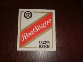 Red stripe lager beer - lasinalunen