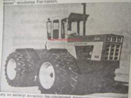 Koneviesti 1974 nr 3, sis. mm. seur. artikkelit / kuvat / mainokset; Salaojitus tehokkaan viljelyn perusta, RAI maatalousnäyttely 1974, Kokeilussa Homelite 350,