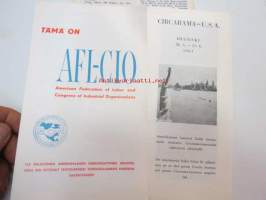 Amerikka tänään - Amerika i dag (Teollisuus kuluttajan palveluksessa) - Helsinki Messuhalli 1961 -näyttelyjulkaisu