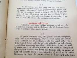 Förslag till Fiskeri-Förordning i Finland 1863 -ehdotus kalastusasetukseksi -proposal to fishing statutes in Finland