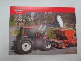 Valtra A-serien A 72, A 82, A 92 traktori -myyntiesite, ruotsinkielinen / tractor brochure in swedish