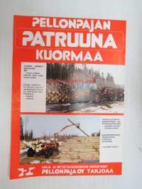 Pellonpajajn Patruuna kuormaa -myyntiesite -brochure
