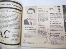 Joulutervehdys kirjapaupaltanne 1966 vuoden kirjat -book of 1966, christmas publication of local bookstores