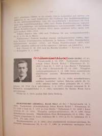 Suomen metsänhoitajat (SM) - Finlands forstmästare (FF) 1851-1931 Matrikkeli