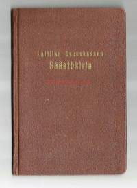 Laitilan Osuuskassan Säästökirja 1933-64 -   pankkikirja