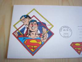 Teräsmies, Superman, 2006, USA, ensipäiväkuori, FDC, hieno. Katso myös muut kohteeni, mm. noin 1 200 erilaista amerikkalaista ensipäiväkuorta 1920-luvulta