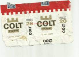 Colt   - tupakkaetiketti, avattu tuotepakkaus kääre
