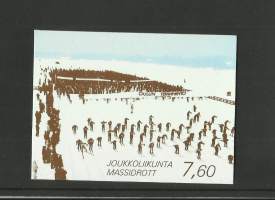 Suomi 1989 Joukkoliikunta vihko postituore  - postimerkki