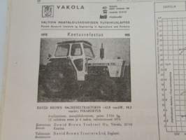 Koneviesti 1976 nr 7, sis. mm. seur. artikkelit / kuvat / mainokset; Lähes 11 000 uutta traktoriv. 1975, Veronan näyttely 1976, Korkeapainepesuri - tehokas