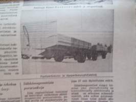 Koneviesti 1971 nr 7, sis. mm. seur. artikkelit / kuvat / mainokset; Traktorien melutasojen mittaus, Alavuuden tehtaan takakuormain, Someca on Fiat,