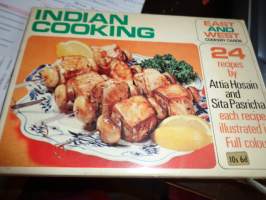 Indian Cooking 24 recipes by Attia Hosain and Sita Pasricha (cookery cards)