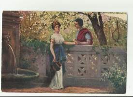Aidan takaa - romantiikkapostikortti  - postikortti kulkematon