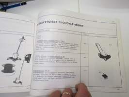 Hankkija 1985 - Puutarhan työvälineet ja tarvikkeet -catalog, garden tools and accessories