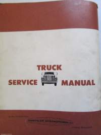 Dodge Trucks Dodge De Soto Fargo - Service Manual, serial numbers starting with xxx-1230000