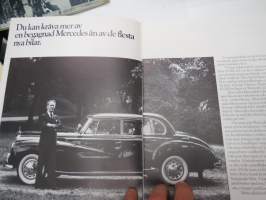 Mercedeskänslan går aldrig ur en Mercedes -broschyr / esite / brochure