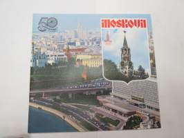 Moskova - Intourist matkailuesite / travel brochure - Soviet Union
