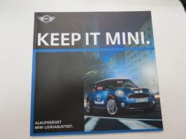 Keep it Mini - alkuperäiset Mini lisävarusteet -luettelo -accessories catalog