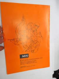 AEG sähkötyökalut - Heimwerker työvälinesarja -myyntiesite / brochure