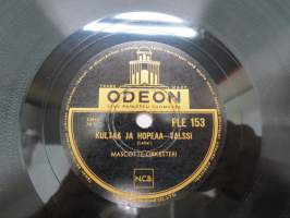 Odeon PLE 153 Mascotte-orkesteri - Kultaa ja hopeaa / Etelän ruusuja -savikiekkoäänilevy - 78 rpm record