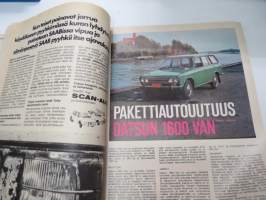 Auto ja Liikenne 1970 nr 10, sis. mm. seur. artikkelit / kuvat / mainokset; Kansikuva Peugeot 504 vm. 1971, Champion Turbo Action, Ei nätti tyttö jää pulaan,