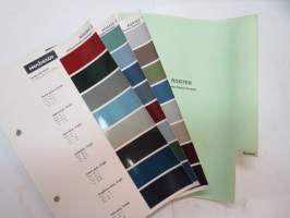 Rootes - 3 sivua Standox / Herberts värimalleja -colour samples