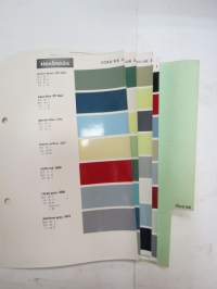 Ford / UK - 4 sivua Standox / Herberts värimalleja -colour samples