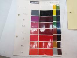 Mischlacke - 3 sivua Standox / Herberts värimalleja -colour samples