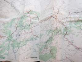 Maroc - Michelin -tiekartta / road map