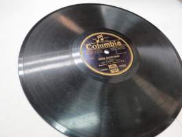 Columbia 7790 Leo Kauppi - Meren aallot / Oi, tyttö tule -savikiekkoäänilevy, 78 rpm record