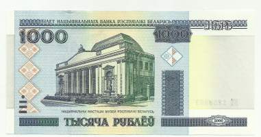 Valko-Venäjä / Belarus   1 000  Rublei 2000   seteli