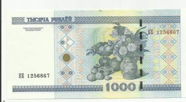 Valko-Venäjä / Belarus   1 000  Rublei 2000   seteli