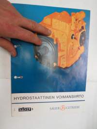 Sauer Getriebe - Hydrostaattinen voimansiirto -myyntiesite / brochure