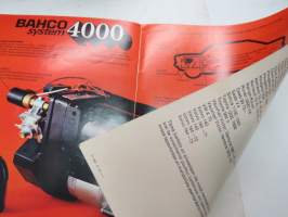 Bahco autonlämmitin 3500, 3000 D, 4000 -myyntiesite / brochure
