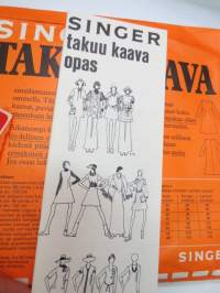 Singer takuukaava - mekko koko 42 / 44 - lähetyspakkaus ohjeineen -sewing kit for a dress