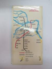 Leningrad Citymap (Ленинград) Falkplan -karta / map