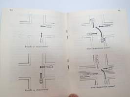 Ajokokelaan opas 1952 -driving school book