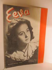 Eeva 1947 / 4 Huhtikuu .kansik,Eeva-Kaarina Volanen