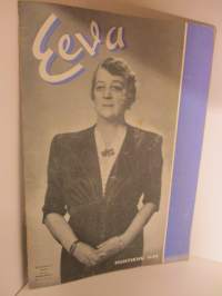 Eeva 1946 / 4 Huhtikuu - kansik,Presidentin rouvaAlli Paasikivi.
