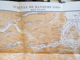 Randers (Norja - Norge - Norway) - 4 kpl karttoja / maps